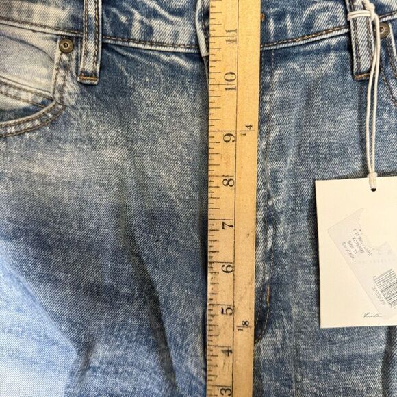 Brand New Kancan Juniors Size 13/30 90s Flared Leg Jeans Light Blue Acid Wash - Picture 8 of 13